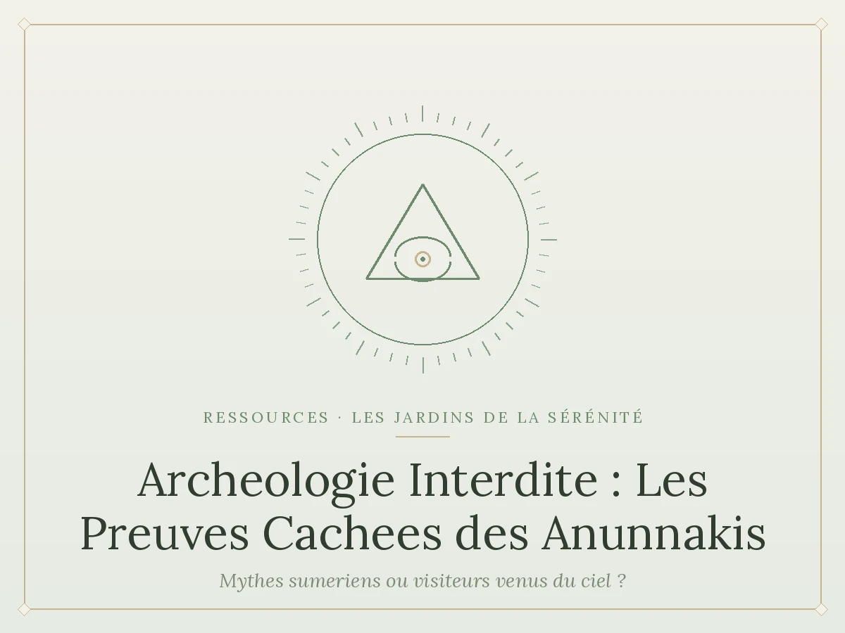 Archeologie Interdite : Les Preuves Cachees des Anunnakis