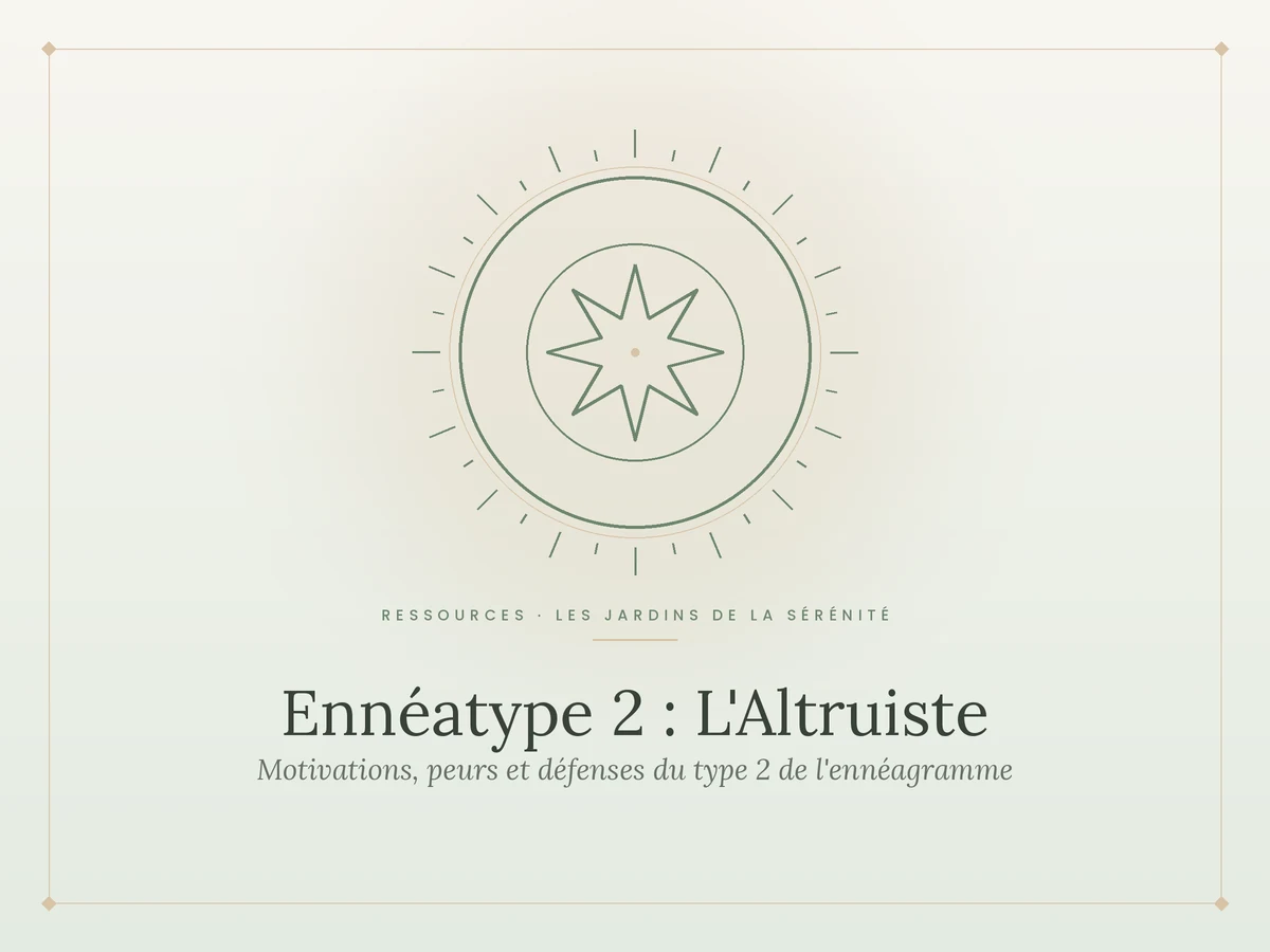 Ennéatype 2 : L'Altruiste