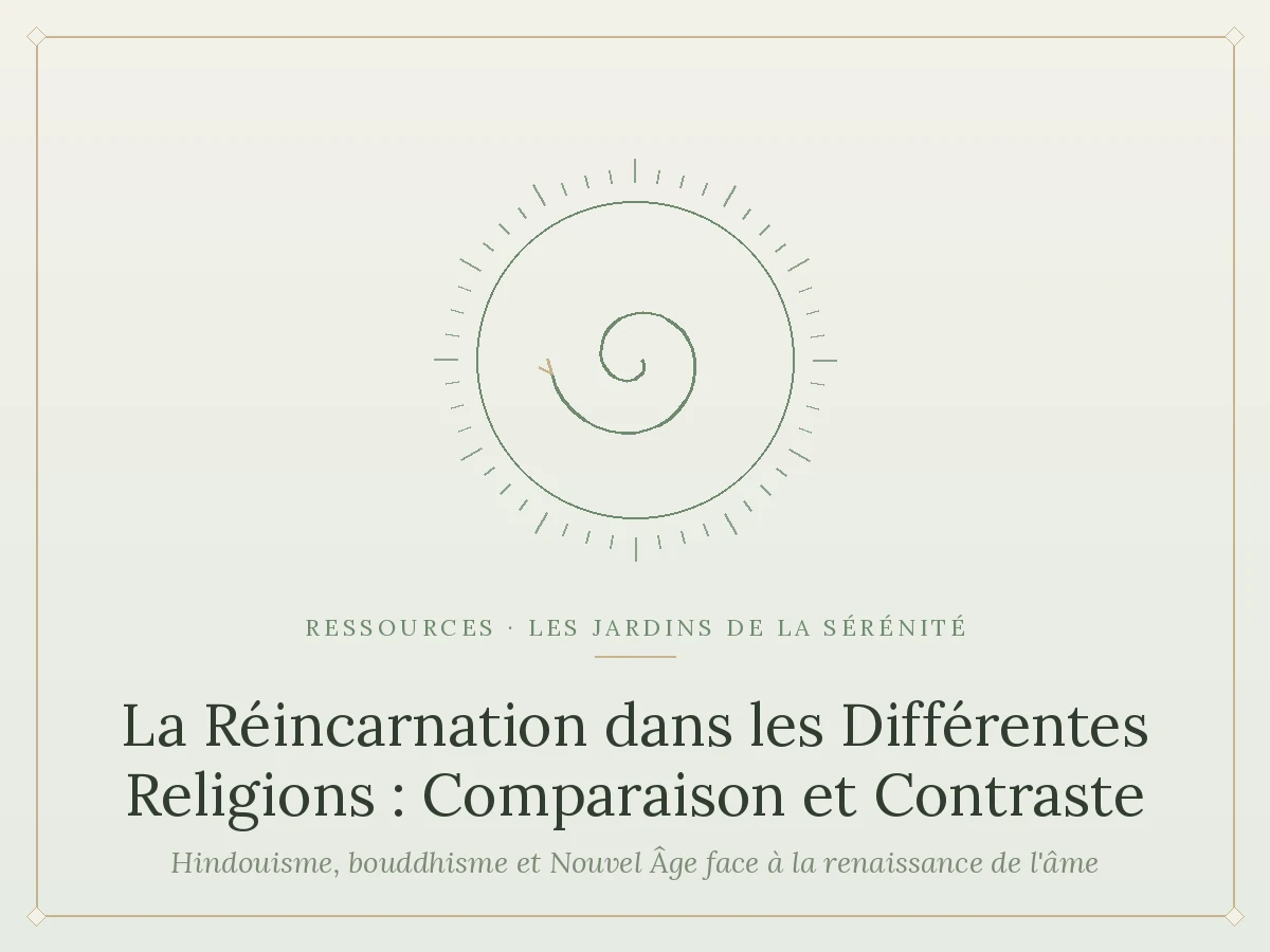 La Réincarnation dans les Différentes Religions : Comparaison et Contraste