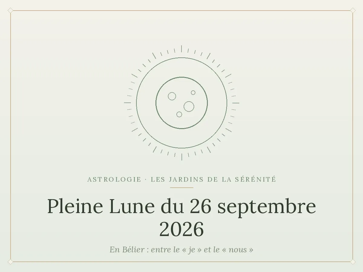 Pleine Lune du 26 septembre 2026 en Bélier