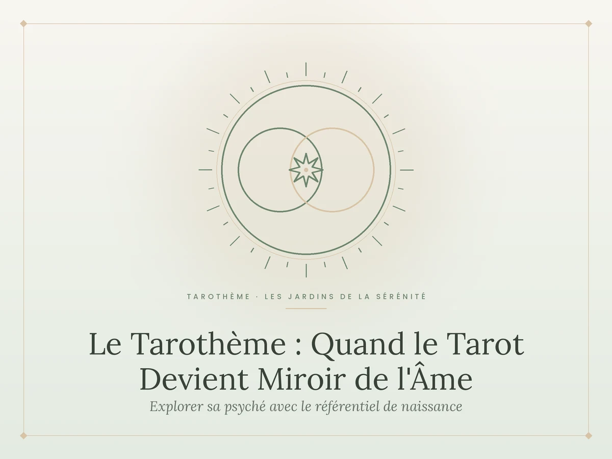 Le Tarothème : Quand le Tarot Devient Miroir de l'Âme